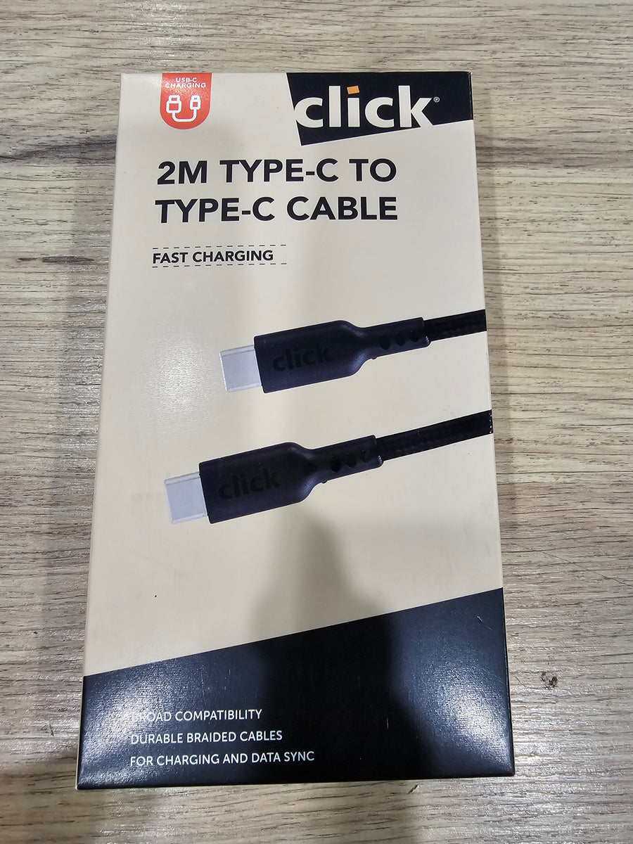 CLICK TYPE C TO TYPE C FAST CHARGE CABLE
