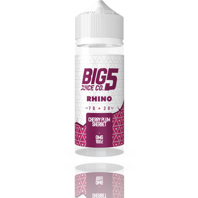 BIG 5 JUICE CO - RHINO (CHERRY, PLUM & SHERBET) 100ML