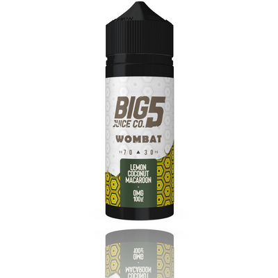 BIG 5 JUICE.CO CREAMY SERIES - WOMBAT (LEMON COCONUT & MACAROON) 100ML