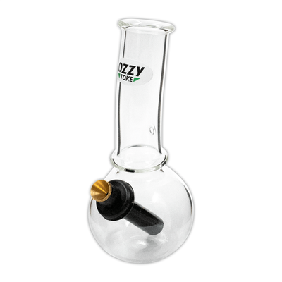 OZZY TOKE  SMALL GLASS BONG 185mm x 35mm x 3mm