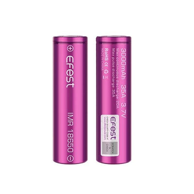 Efest IMR 18650 3000mah 35A flat top battery