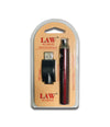 LAW 900MAH VARIABLE VOLTAGE 510 THREAD CBD BATTERY VAPE PEN