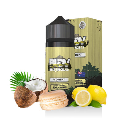 BIG 5 JUICE.CO CREAMY SERIES - WOMBAT (LEMON COCONUT & MACAROON) 100ML