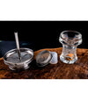 DSCHINNI ® NERO GLASS BOWL VULCAN SET