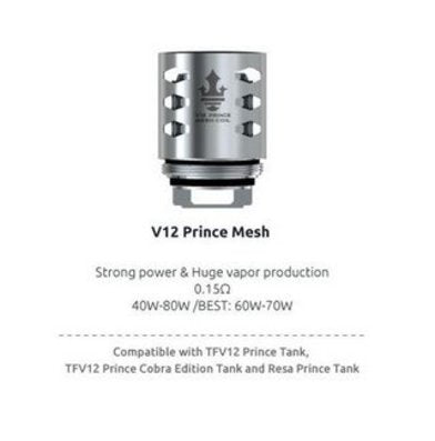 SMOK V12 Prince Mesh 0.15 Ohm Coils